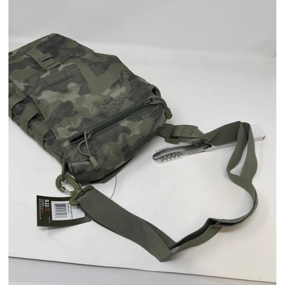 5.11 Tactical Wine Bag and Opener Set Moss Camo 56468 Insulated MOLLE Carier NEW